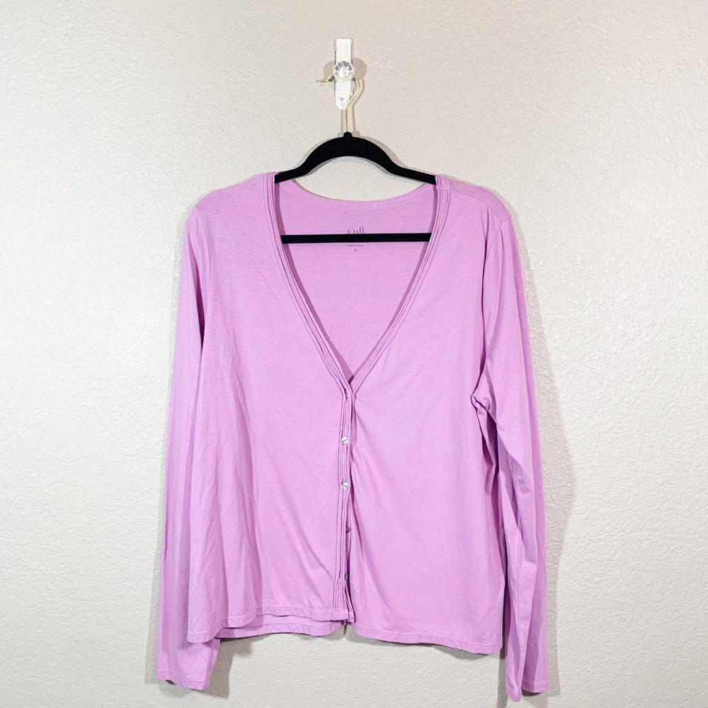 J. Jill Waters Edge Cardigan LS Lavender B…